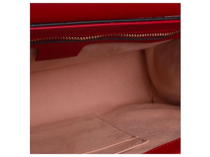 GUCCI - Borsa a spalla Padlock Gucci in tela monogrammata Rosso - vista 10