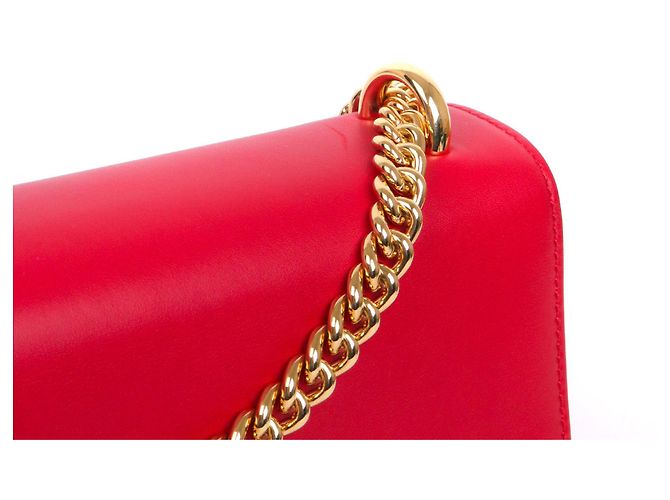 GUCCI - Borsa a spalla Padlock Gucci in tela monogrammata Rosso - vista 7
