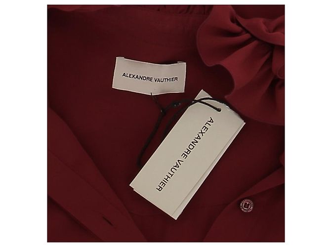 ALEXANDRE VAUTHIER Kleider T.FR 36 Polyester Bordeaux - Ansicht 5