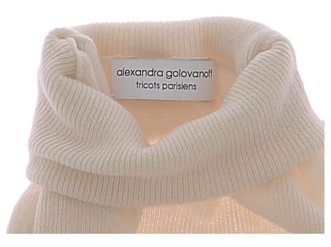 Autre Marque ALEXANDRA GOLOVANOFF TRICOTS Strickwaren T.International M Kaschmir Beige - Ansicht 5