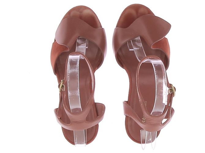 Céline Sandali CELINE T.EU 38.5 Pelle Marrone - vista 6
