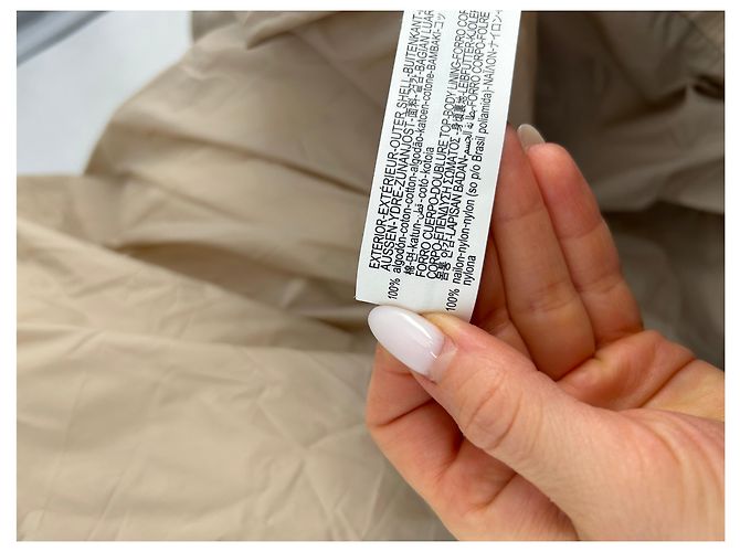Casacos ZARA T.Internacional S Algodão Bege - vista 7