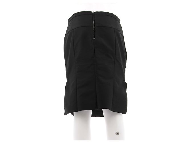 NINA RICCI Faldas T.FR 38 Algodón Negro - vista 2