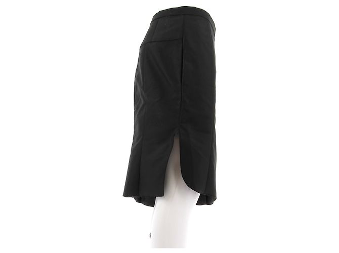 NINA RICCI Faldas T.FR 38 Algodón Negro - vista 3