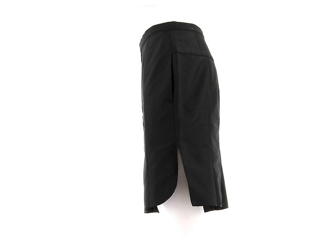 NINA RICCI Faldas T.FR 38 Algodón Negro - vista 4