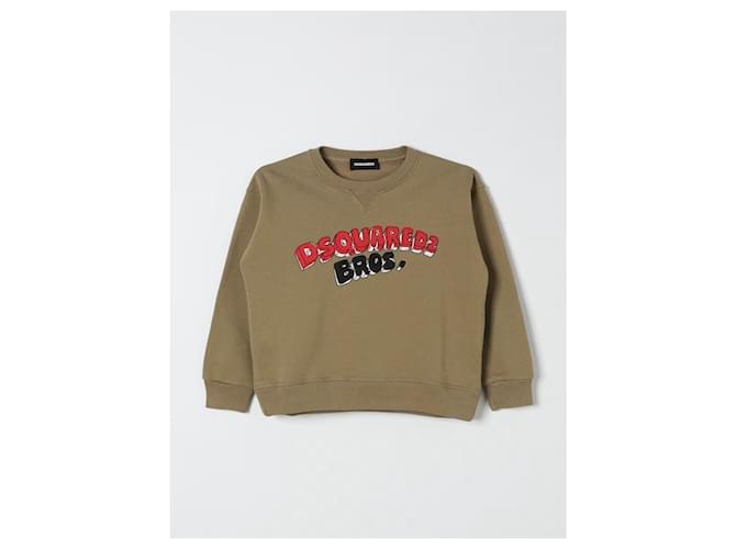 Sweatshirt Dsquared2 Bros. Col rond coton 16 ans Multicolore - vue 2