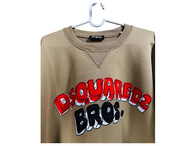 Sweatshirt Dsquared2 Bros. Col rond coton 16 ans Multicolore - vue 3
