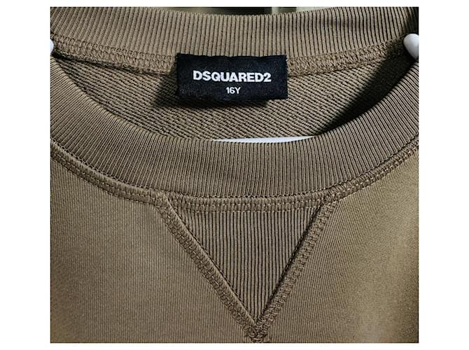 Sweatshirt Dsquared2 Bros. Col rond coton 16 ans Multicolore - vue 4