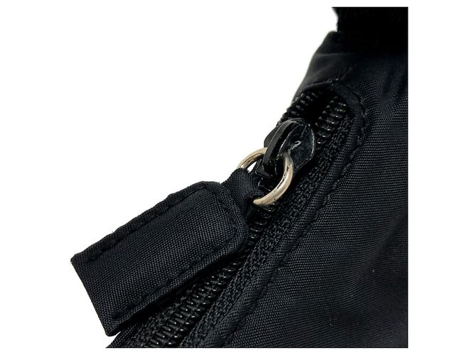 Prada MV515 Triangle Plate Handtasche Schwarz - Ansicht 10