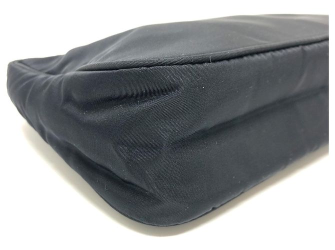 Prada MV515 Triangle Plate Handtasche Schwarz - Ansicht 6