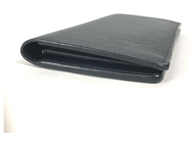 Cartera Larga Brazza Epi Louis Vuitton Negro - vista 2