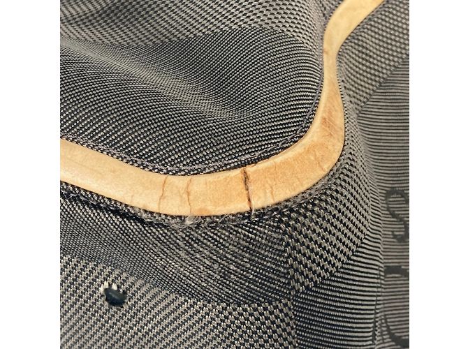 Borsa Souverain Damier Geant Louis Vuitton Cachi - vista 9