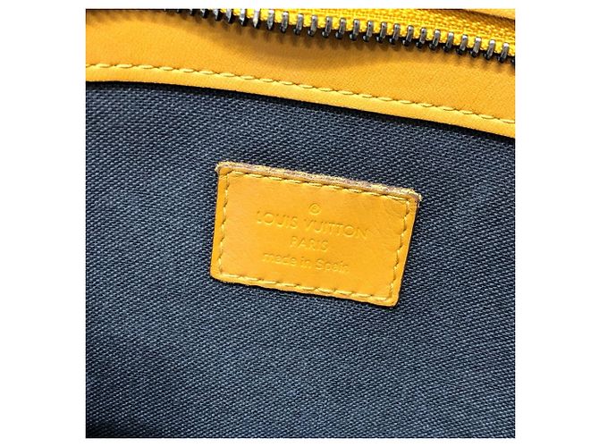 Borsa Tote Tadao Damier Infini Louis Vuitton Giallo - vista 12