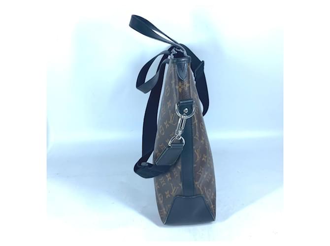 Borsa Davis Monogram Macassar Louis Vuitton Marrone Nero - vista 2