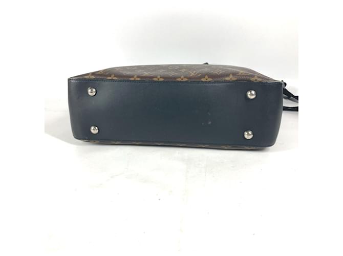Borsa Davis Monogram Macassar Louis Vuitton Marrone Nero - vista 4
