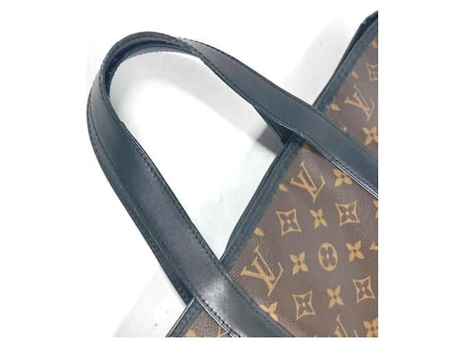 Borsa Davis Monogram Macassar Louis Vuitton Marrone Nero - vista 7