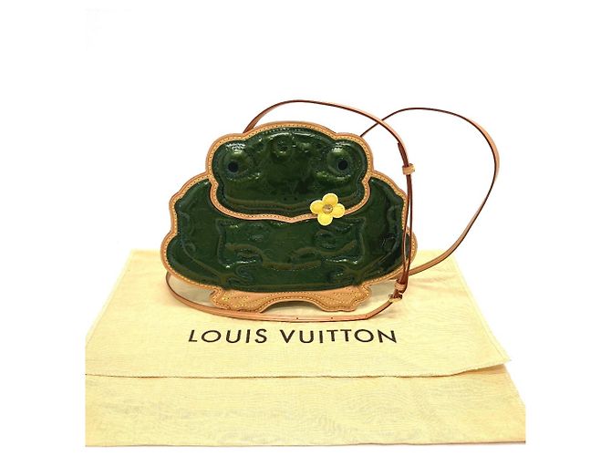 Pochette Frog Comte de Fay in Monogram Vernis Louis Vuitton Verde - vista 12