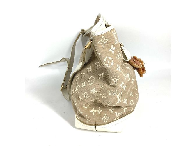 Borsa Tote Louis Vuitton Monogram Sabbia Buzas PM Beige Crudo Monogramma - vista 3