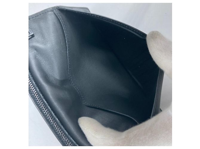 Cartera larga de piel negra Louis Vuitton Negro - vista 10