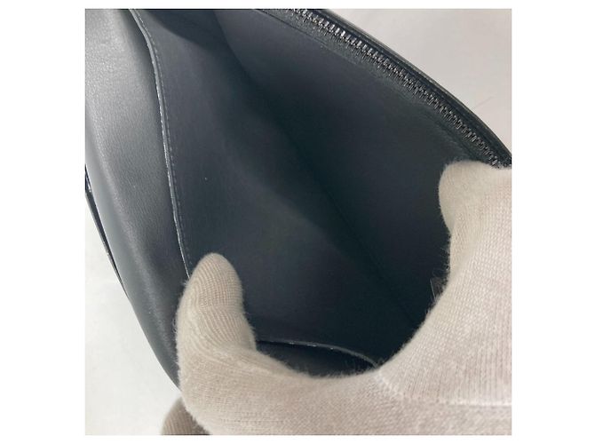 Cartera larga de piel negra Louis Vuitton Negro - vista 11