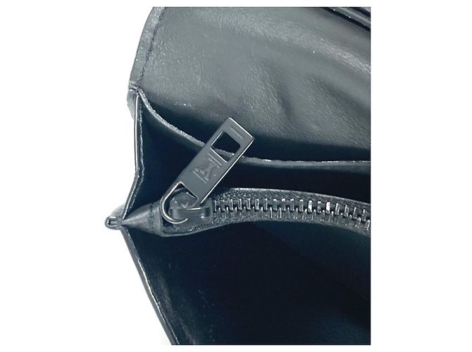Cartera larga de piel negra Louis Vuitton Negro - vista 13