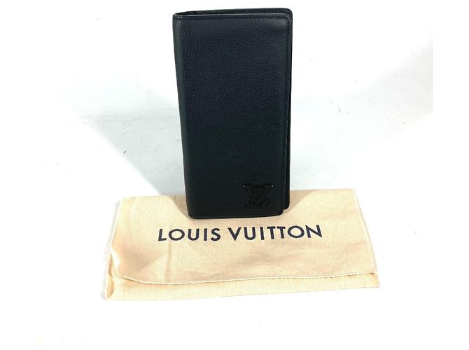 Cartera larga de piel negra Louis Vuitton Negro - vista 15