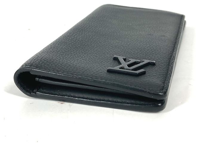 Cartera larga de piel negra Louis Vuitton Negro - vista 2