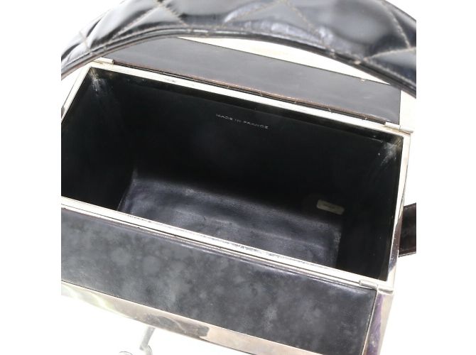 Chanel Matelassé Vanity Handtasche Schwarz - Ansicht 13