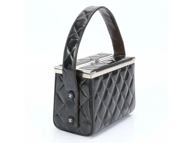 Chanel Matelassé Vanity Handtasche Schwarz - Ansicht 3