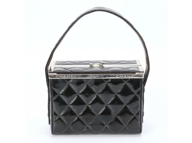 Chanel Matelassé Vanity Handtasche Schwarz - Ansicht 6