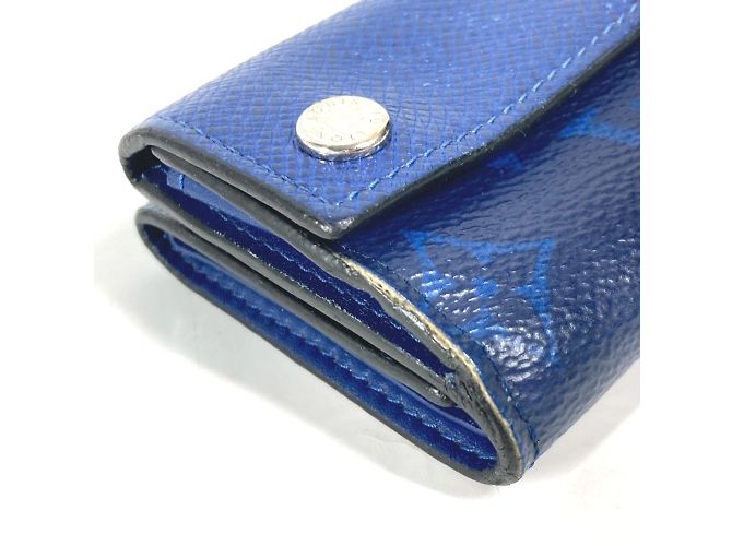 Billetera compacta Discovery Taiga Rama de Louis Vuitton Azul - vista 6