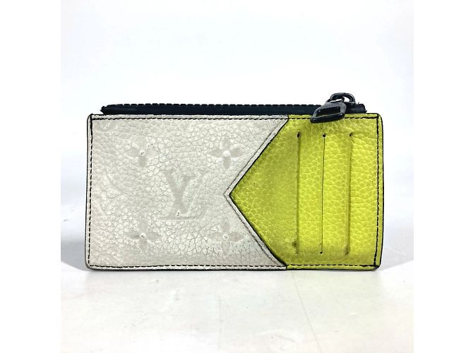 Portafoglio Louis Vuitton in blu e giallo - vista 2