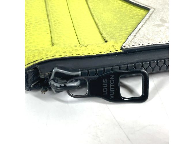 Portafoglio Louis Vuitton in blu e giallo - vista 7