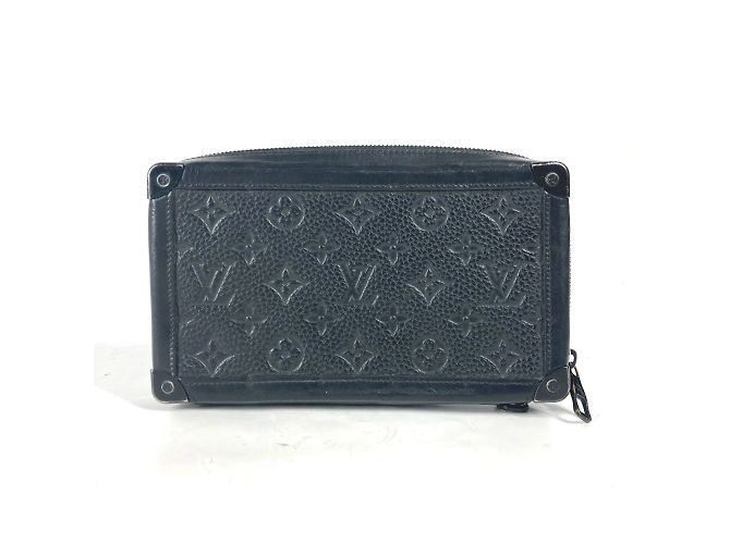 Clutch Soft Trunk Monogram Louis Vuitton Nero - vista 6