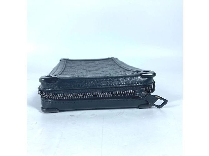 Clutch Soft Trunk Monogram Louis Vuitton Nero - vista 7