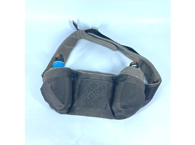 Belt bag da jogging Louis Vuitton Damier Geant Santur Beige - vista 4