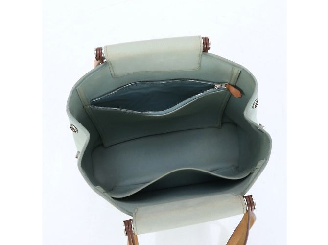 Hermès Borsa a Spalla Hermes Cabag Elan PM Verde - vista 12