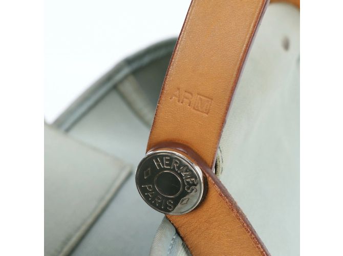 Hermès Borsa a Spalla Hermes Cabag Elan PM Verde - vista 13