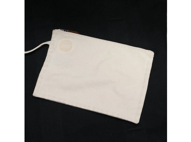 Hermès Hermes Cannes MM Leder-Canvas-Tote-Bag Schwarz - Ansicht 13