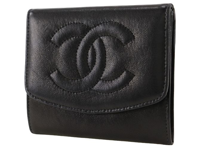 Monedero Chanel Coco Mark Negro - vista 2