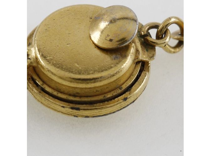 Collana lunga a catena placcata oro Chanel D'oro - vista 6