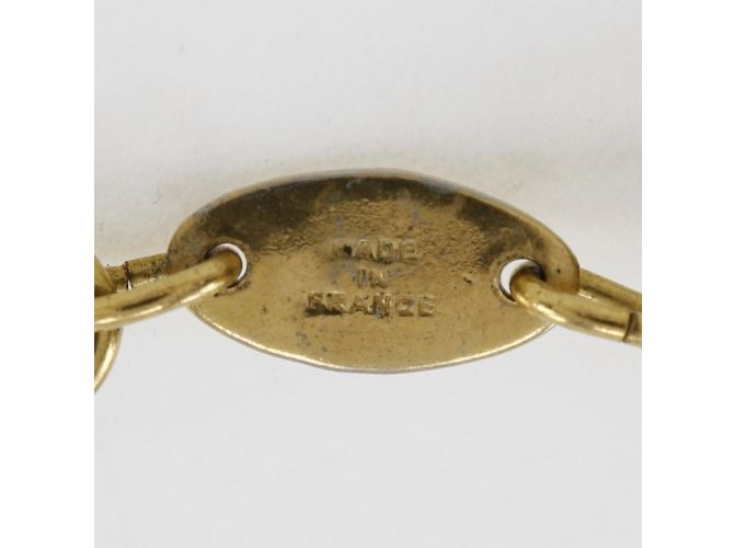 Collana lunga a catena placcata oro Chanel D'oro - vista 8