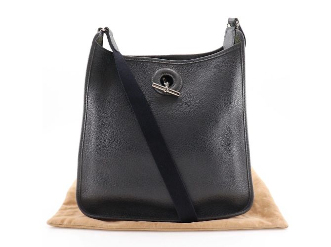Hermès Borsa a Spalla Vespa 28 HERMES Marrone Nero - vista 11