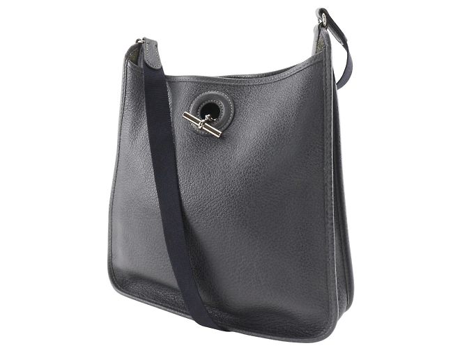Hermès Borsa a Spalla Vespa 28 HERMES Marrone Nero - vista 2