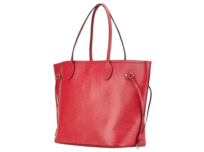 Sac tote Neverfull MM M40954 de Louis Vuitton Rouge - vue 2
