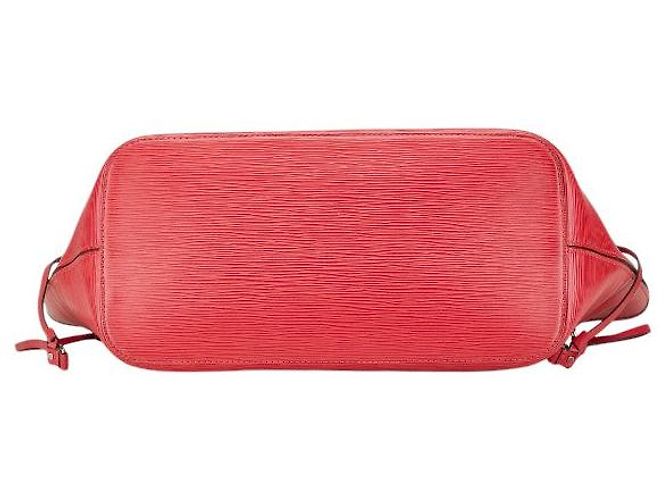 Sac tote Neverfull MM M40954 de Louis Vuitton Rouge - vue 3