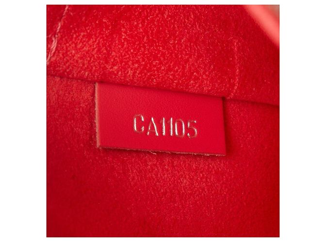 Sac tote Neverfull MM M40954 de Louis Vuitton Rouge - vue 7