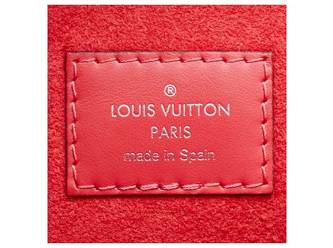 Sac tote Neverfull MM M40954 de Louis Vuitton Rouge - vue 8
