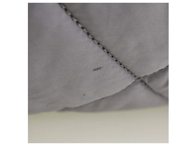 Autre Marque Folli Follie gesteppte Nylon-Tote Tasche grau - Ansicht 10