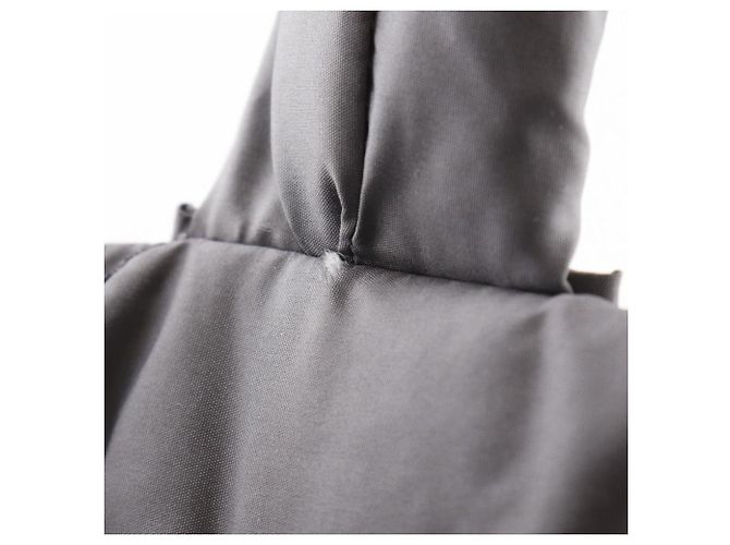 Autre Marque Folli Follie gesteppte Nylon-Tote Tasche grau - Ansicht 13